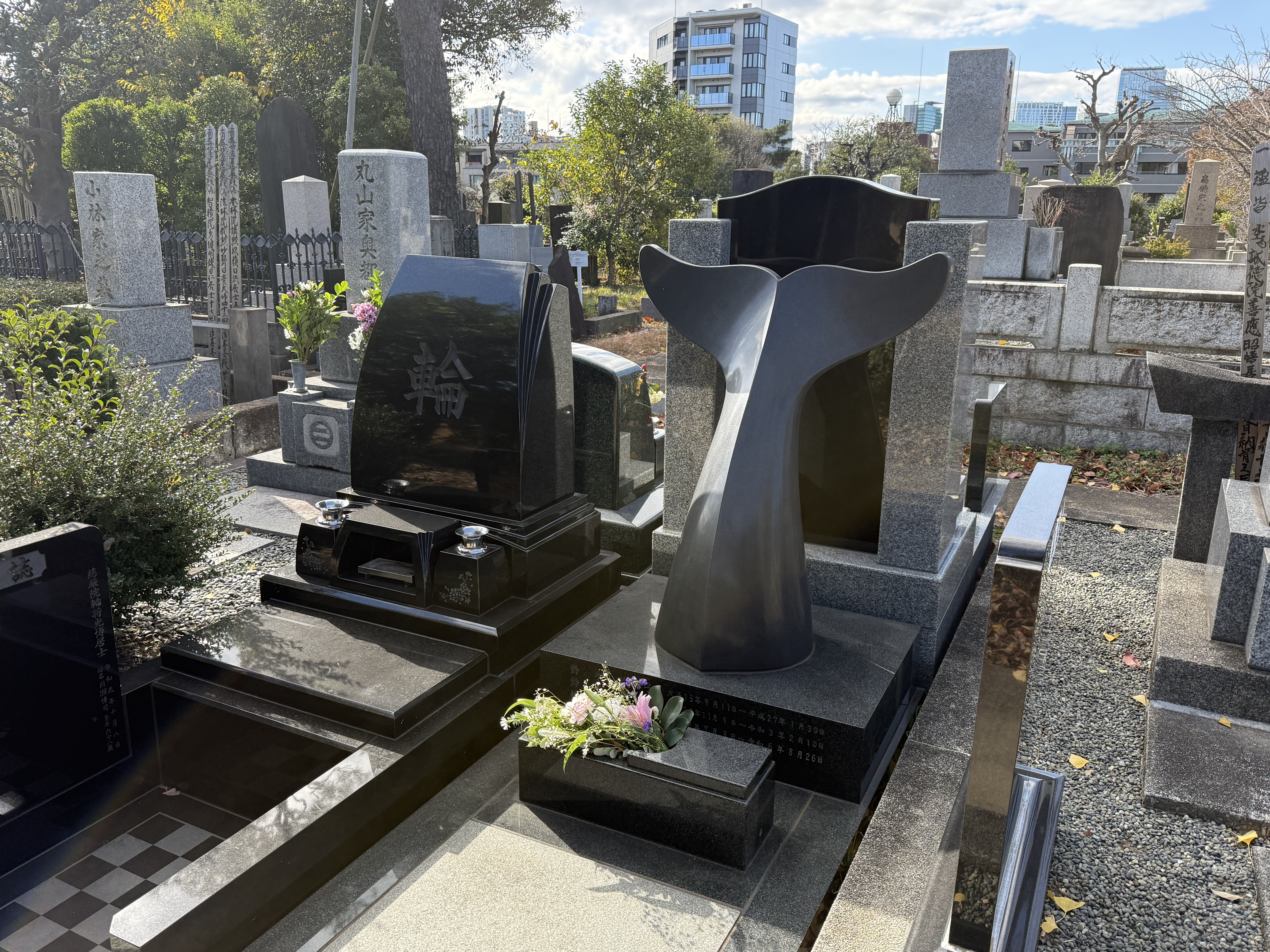 Aoyama Cemetery headstone