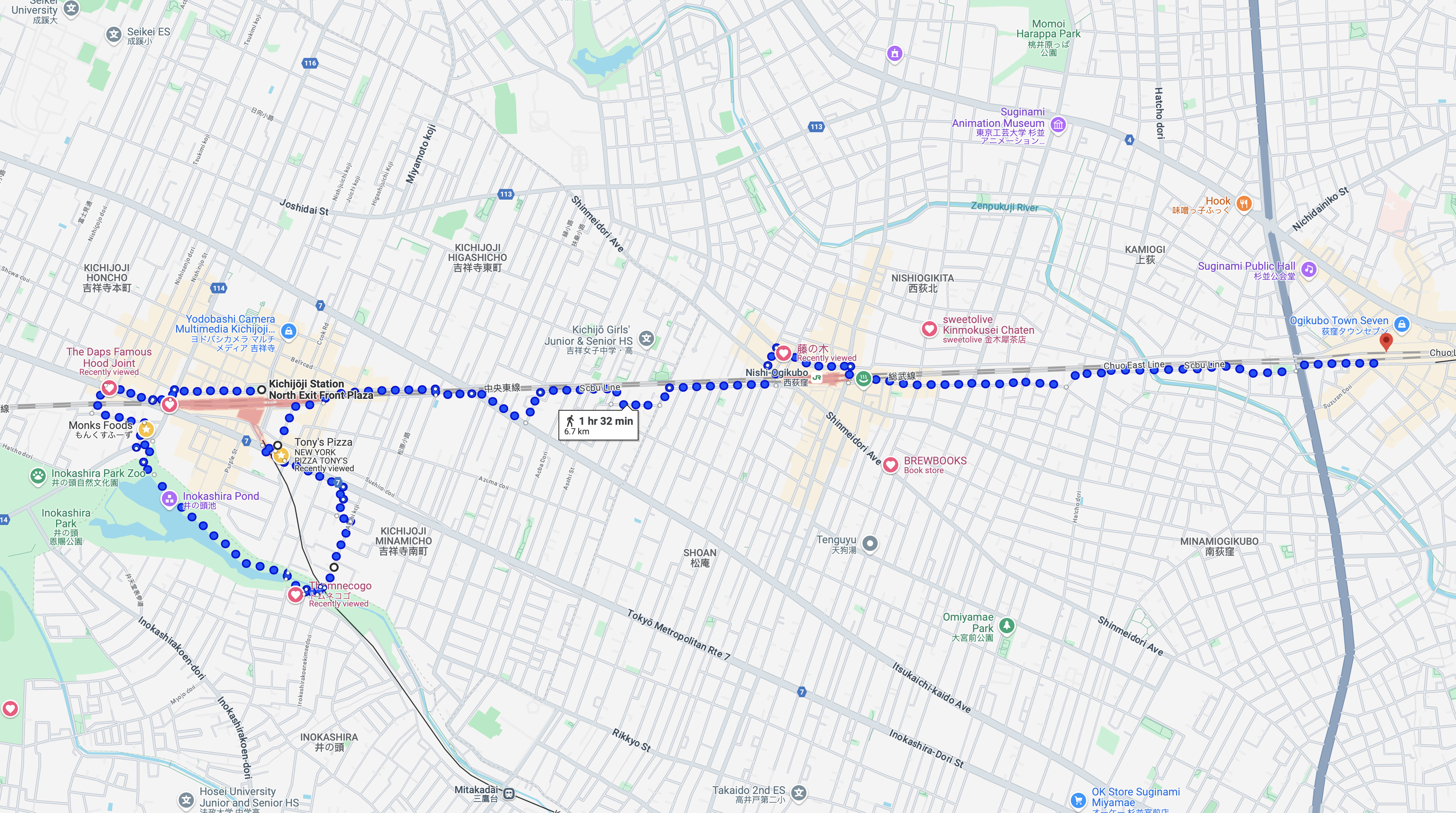 my route